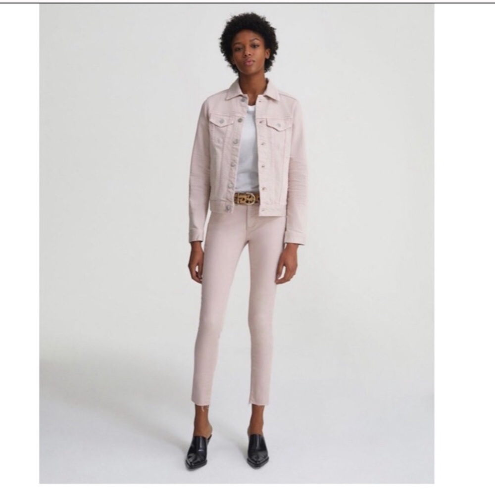 AG the legging ankle super skinny vintage pink 25